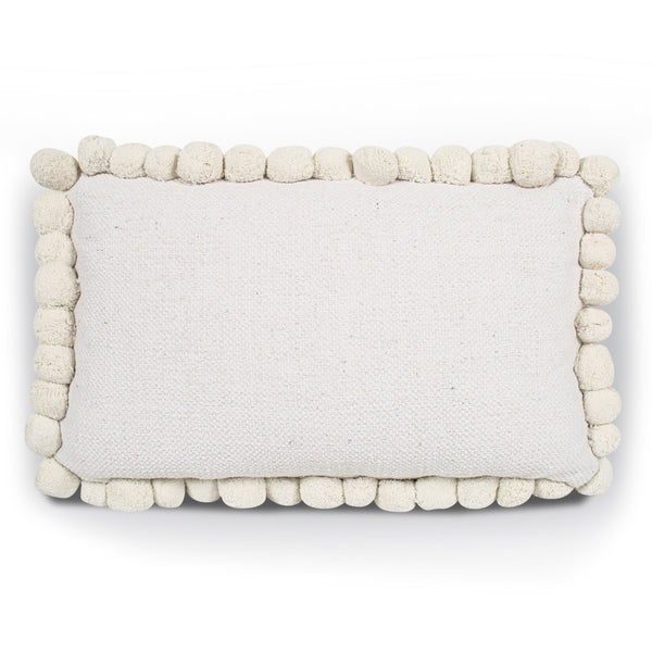 Pom Rectangular Throw Pillow