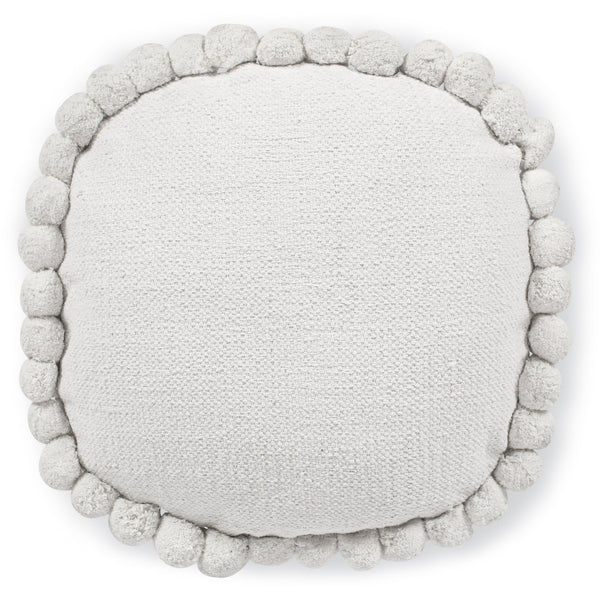 Pom Round Throw Pillow